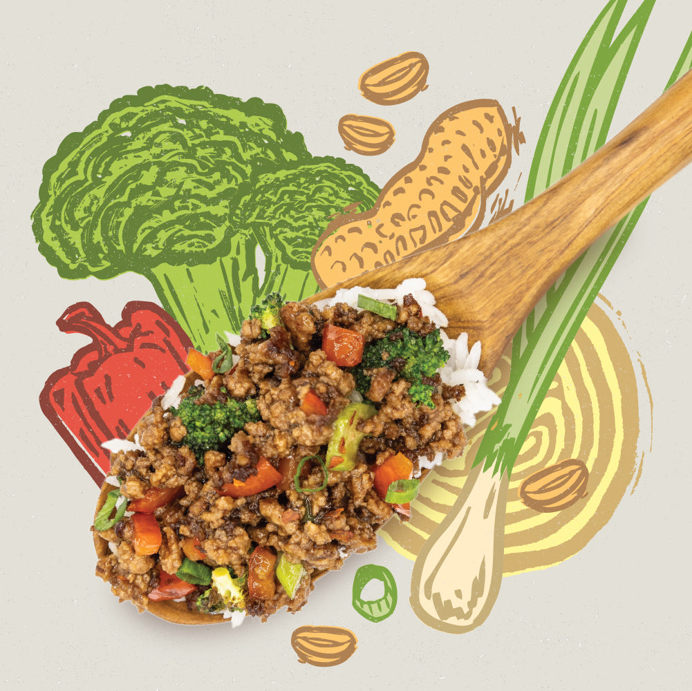 Spicy Kung Pao Beef & Broccoli Bowl