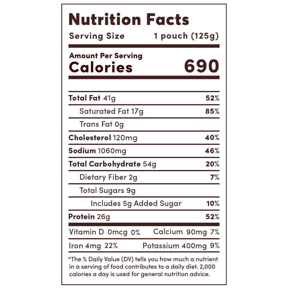 best biscuits and gravy nutrition facts