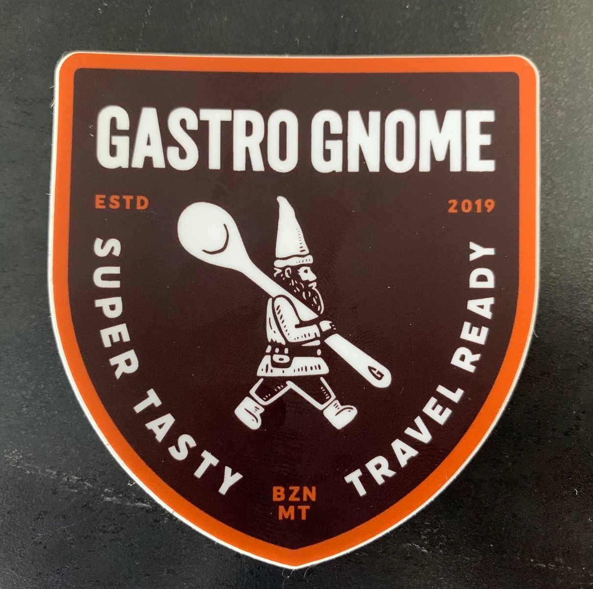 gastro gnome logo sticker classic